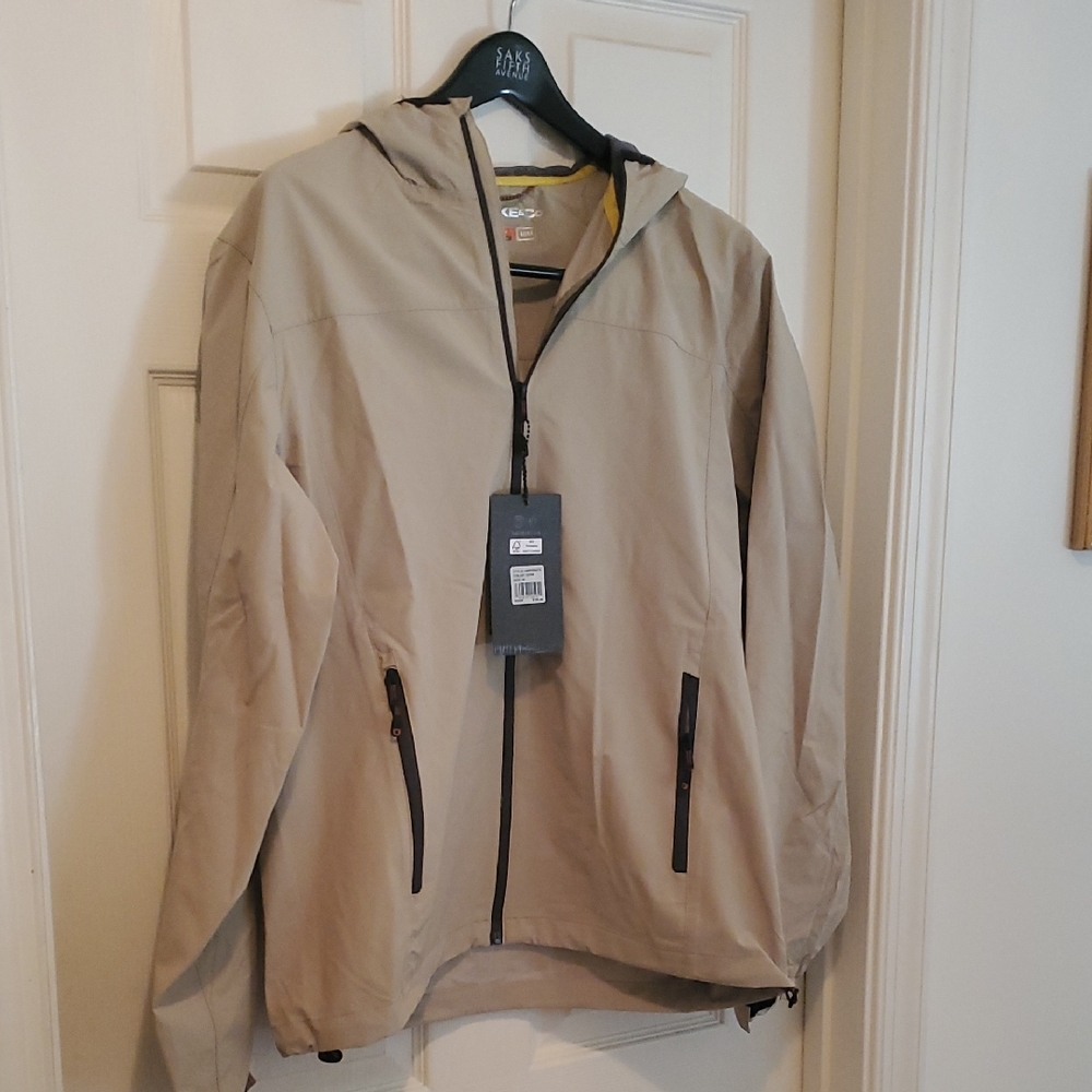 Hawke & Co Men's Tan Windbreaker